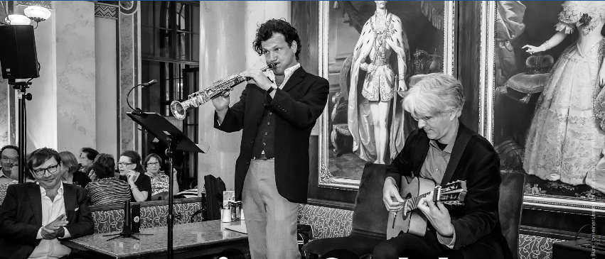 Bild enthält, Advertisement, Poster, Adult, Male, Man, Person, Guitar, Bride, Female, Woman