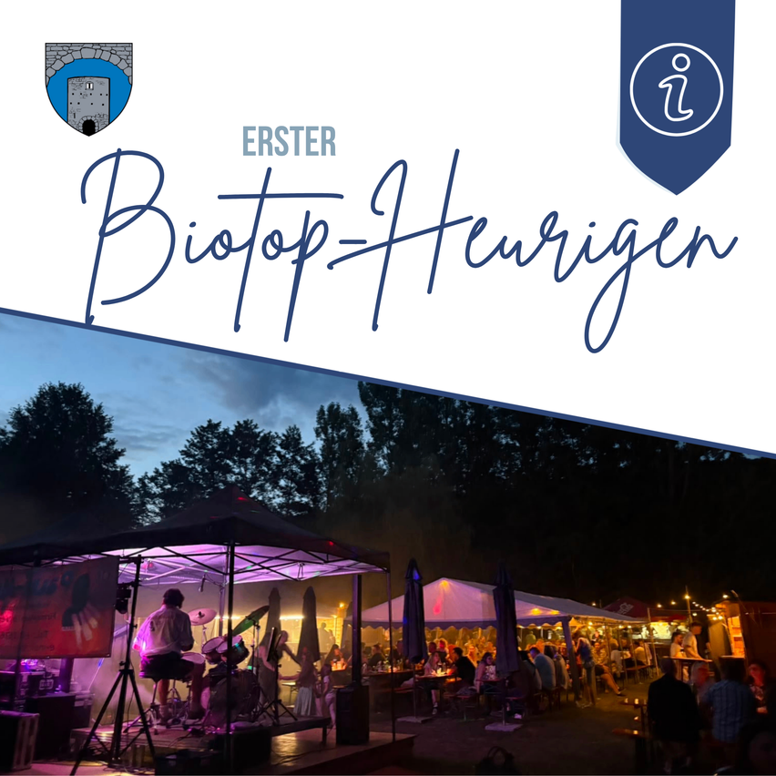 Biotoppark Neusiedl am See: Band spielt live bei einem Heurigen-Fest mit vielen Gästen