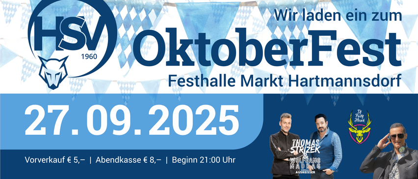 Plakat für eine Veranstaltung am 50. Oktober 2025 mit zwei Männern. Es enthält Sponsoren wie Strobl, Raiffeisenbank und Wurzer Solutions.