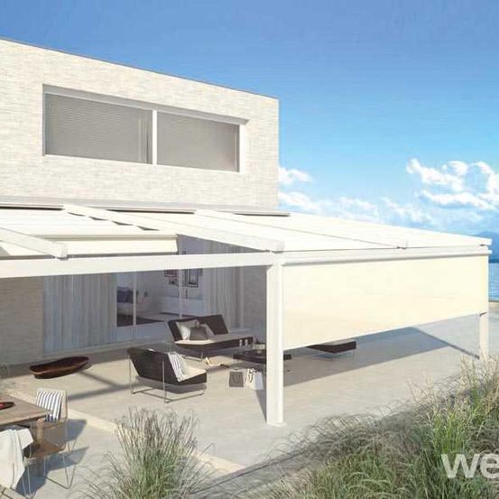 Bild enthält, Chair, Canopy, House, Housing, Patio, Awning, Porch, Boat