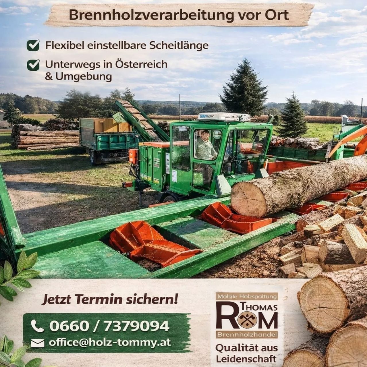 Thomas Rom - Holzspaltungen & Brennholzhandel | CITIES