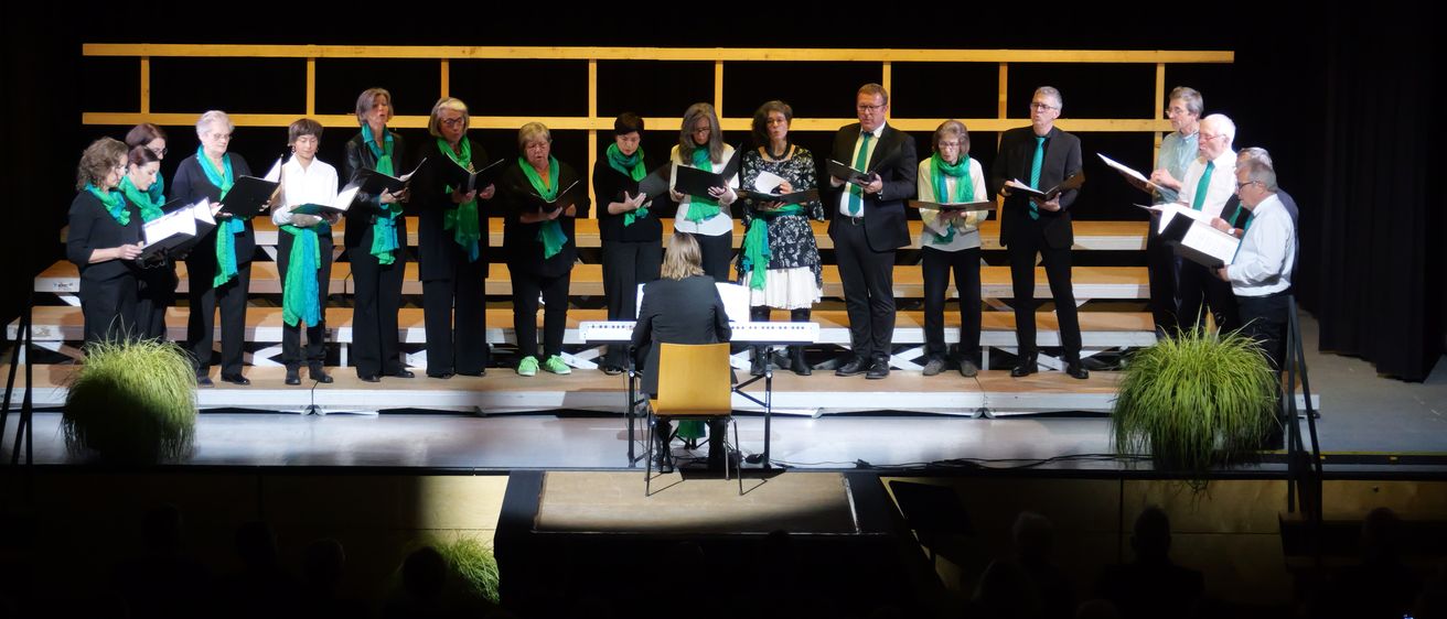 Bild enthält, Stage, People, Person, Group Performance, Indoors, Theater, Concert, Music Band, Musician, Auditorium