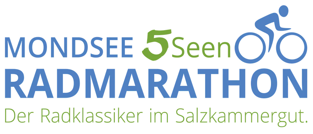 Schwarzer Hintergrund mit weißem Text, der 'SEE 5 gesehen MARATHON' und 'assiker im Salzka' darunter in gelber Schrift liest.