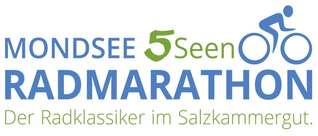 Schwarzer Hintergrund mit weißem Text, der 'SEE 5 gesehen MARATHON' und 'assiker im Salzka' darunter in gelber Schrift liest.