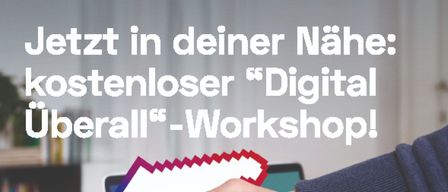 Plakat für einen digitalen Workshop in Kooperation mit der Marktgemeinde Reichenau. Teilnahme nur mit internetfähigem Smartphone. 6. Oktober 2025, von 09:00 bis 11:30 Uhr im Seniorenhaus AktivVital.