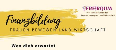 Workshop für Frauen ab 16 Jahren. Themen sind Finanzplanung, Haushaltsführung, Rente und finanzielle Unabhängigkeit. Kostenlose Teilnahme in einer einladenden Atmosphäre. Anmeldung erforderlich.