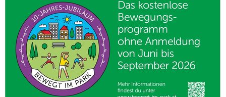 Plakat für kostenlose Outdoor-Aktivitäten im Kurpark Reichenau an der Rax. Aktivitäten ohne Anmeldung von Juni bis September 2026. Dienstags 17:00-18:00 Uhr. 16.06. bis 01.09.2026. Ort: Hauptstraße. Veranstalter: ASVÖ Wintersportverein. Kursleitung: Susanne Jagersberger.