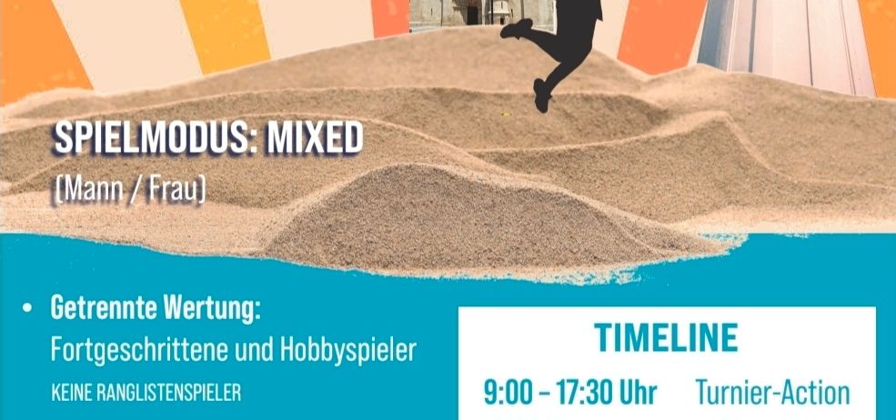 Beachvolleyball-Turnier am 6. Juni 2026 in Wien. Gemischtes Spiel ohne Ligaspiele. King of the Court bis Viertelfinale, Classic Modus ab Viertelfinale. Zwei parallele Spielfelder.