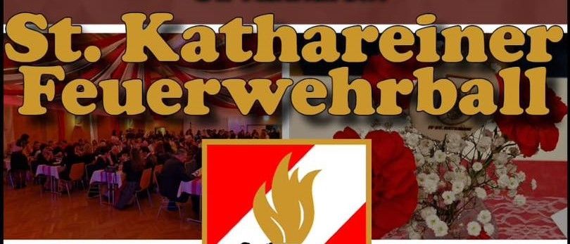 Eine Collage von Bildern, die tanzende Menschen, Gäste beim Essen und das Wappen des Events mit Feuer- und Zahnradsymbol zeigt.