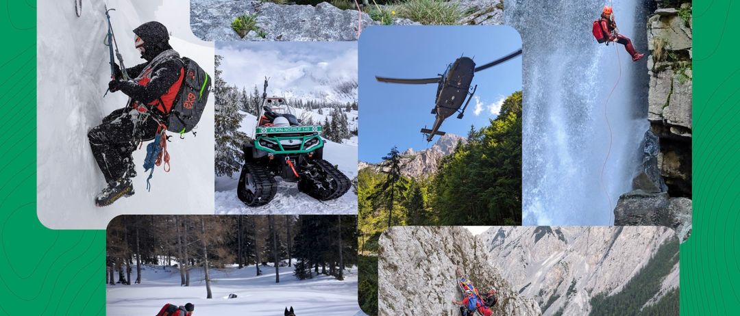 Bergrettungstraining am 9. Mai 2026 um 14:00 Uhr in Stockerwand (nähe Pfarrealm). Mit Bergsteigern, Rettungstechniken und Hubschrauberrettung. Infos zur Ausbildung als Bergretter.