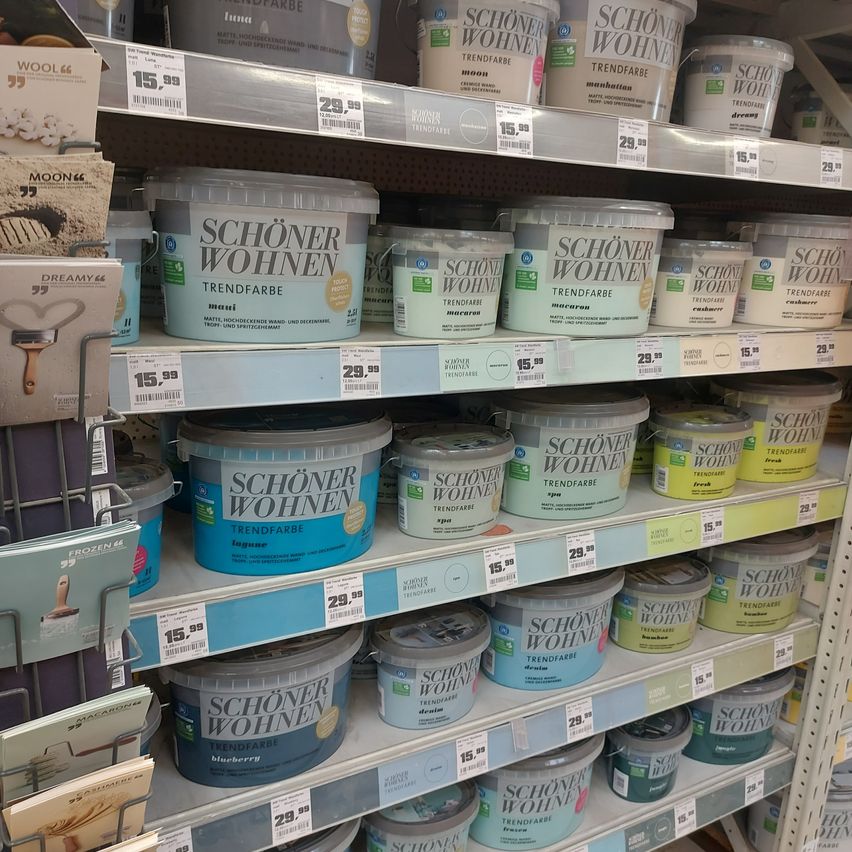 Bild enthält, Shelf, Shop, Can, Tin