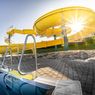 Water, Amusement Park, Water Park, Outdoors, Pool, Bulldozer, Machine