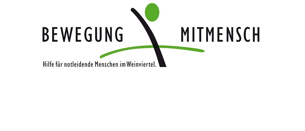 Das Logo für 'Bewegung Mitmensch', das Hilfe für nichtbehinderte Menschen im Weinviertel bietet.