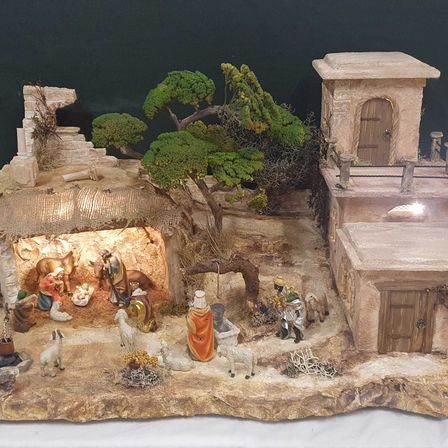 Bild enthält, Potted Plant, Tree, Altar, Person, Chicken