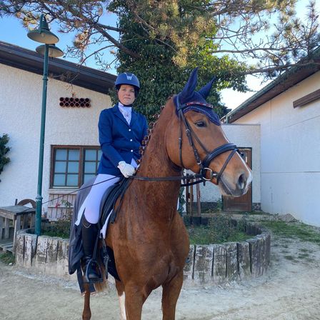 Bild enthält, Animal, Horse, Horseback Riding, Mammal, Person, Adult, Male, Man, Glove, Coat