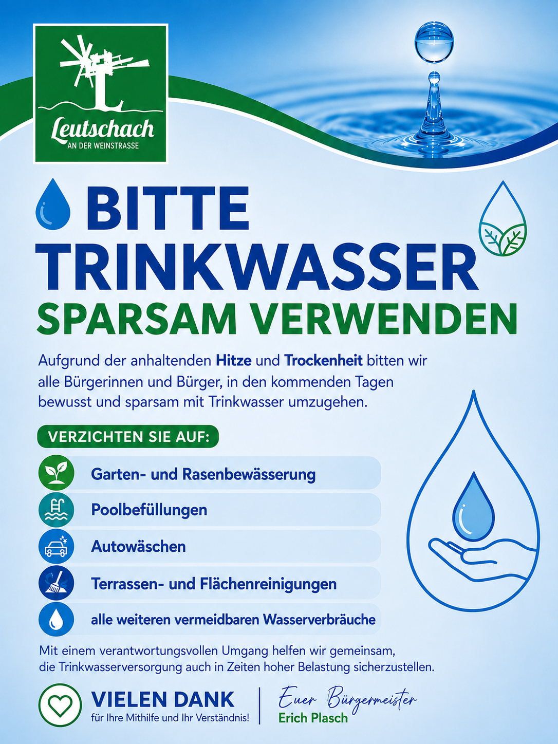 AufrufzumWassersparen