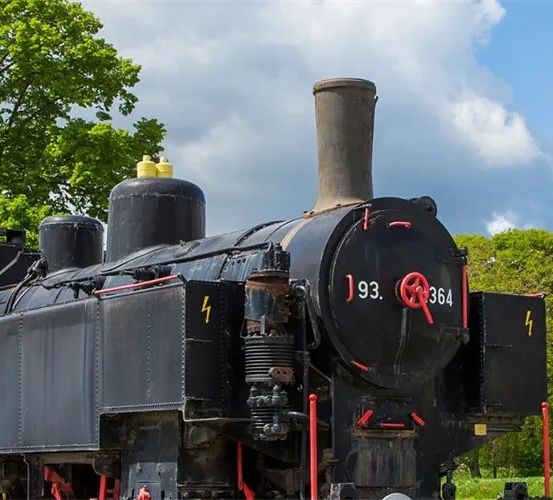 Bild enthält, Locomotive, Railway, Train, Transportation, Vehicle, Machine, Motor, Engine, Steam Engine