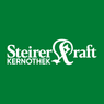 Logo for 'Steirer Kraft Kernothek' displayed on a green background. The name is stylized in white font.