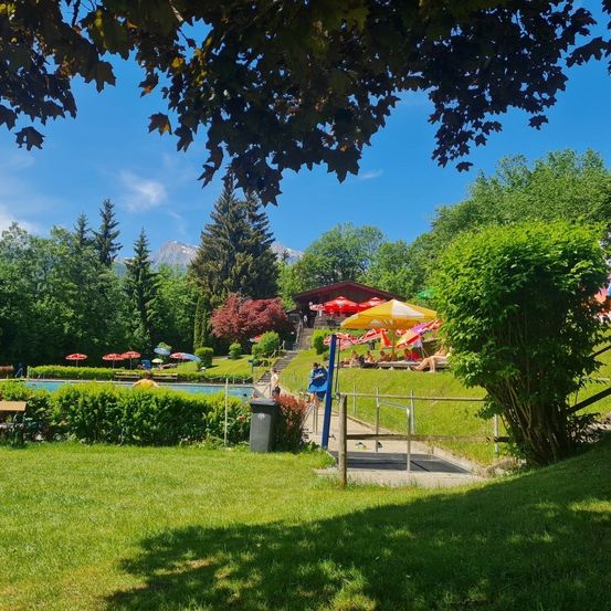 Bild enthält, Grass, Park, Grove, Tree, Vegetation, Summer, Scenery, Garden, Lawn, Shelter