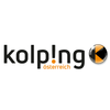 Logo von 'Kolping Osterreich', mit stilisiertem 'K' und 'O' und einem kleinen Kreislogo in orange, schwarz und weiß.