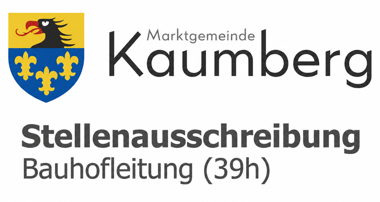 Marktgemeinde Kaumberg, Online-Anmeldung verfügbar für 39 Stunden.