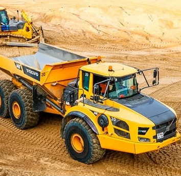 Bild enthält, Machine, Wheel, Bulldozer, Tire, Transportation, Vehicle