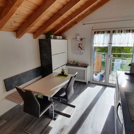 Indoors, Interior Design, Floor, Wood, Flooring, Plywood, Chair, Table, Housing, Loft