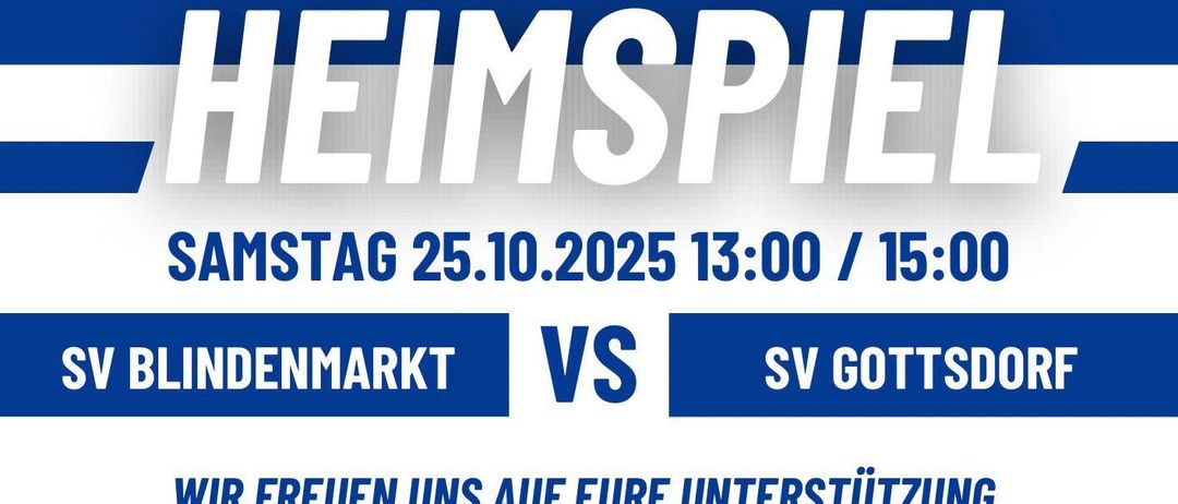 Heimspiel am 25.10.2025 um 13:00 Uhr. Dänemark gegen SV Goettingen. Rechnen Sie mit Ihrer Unterstützung.
