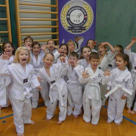 Bild enthält, Karate, Martial Arts, Person, People, Floor, Flooring, Wood, Boy, Child, Male