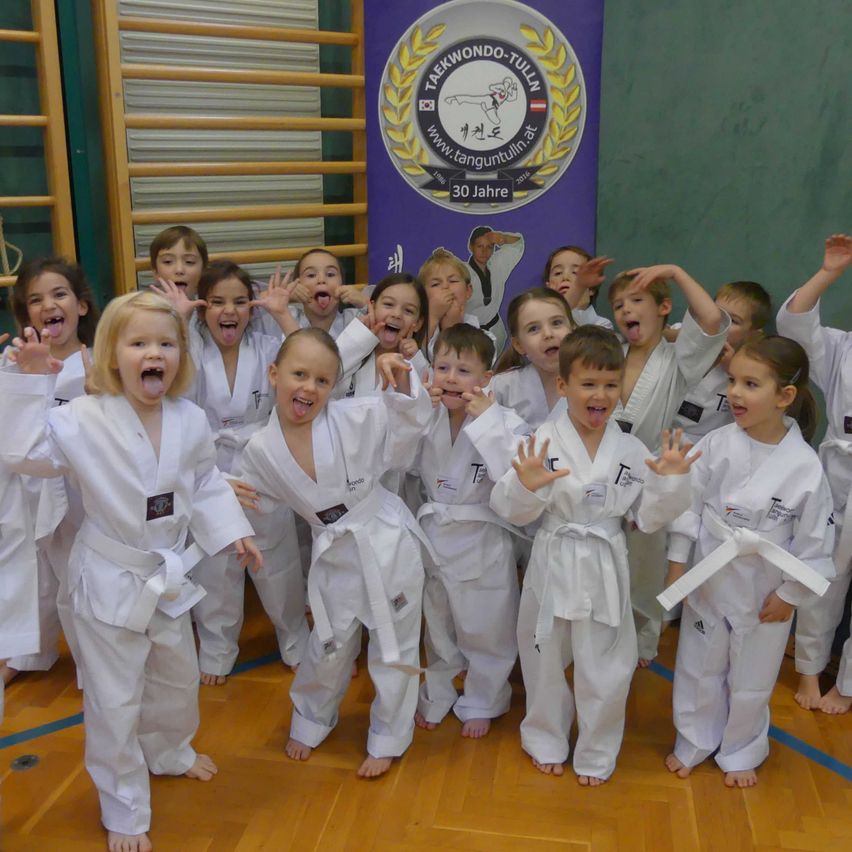 Bild enthält, Karate, Martial Arts, Person, People, Floor, Flooring, Wood, Boy, Child, Male