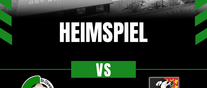 Home match between GSV St. Oswald and SV Geistthal. Date: June 6, 2026, at 18:30. Location: Sportplatz, St. Oswald near Plankenwarth.