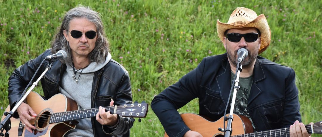 Bild enthält, Microphone, Guitar, Adult, Male, Man, Person, Guitarist, Musician, Female, Woman