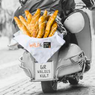 Food, Fries, Motorcycle, Transportation, Vehicle