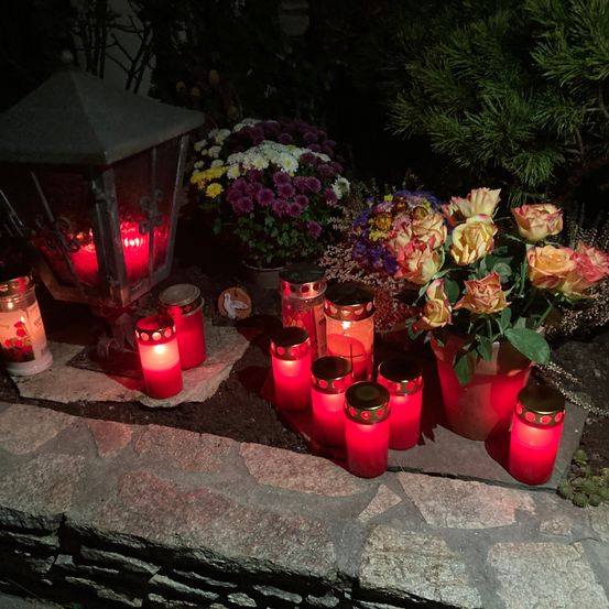 Bild enthält, Flower, Plant, Rose, Flower Arrangement, Flower Bouquet, Candle, Path, Walkway, Petal