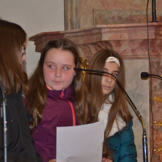 Bild enthält, People, Person, Adult, Female, Woman, Child, Girl, Microphone, Face, Crowd