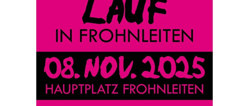Plakat für den Krampuslauf in Frohnleiten. Datum: 8. November 2025. Beginn um 18:00 Uhr mit über 300 Höllenteufel.