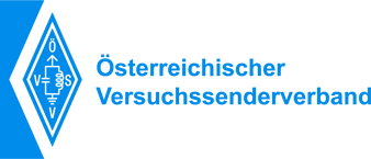 Das Bild zeigt das Logo des Oesterreichischer Versuchssenderverband. Es hat ein blaues Dreieckssymbol und der Text lautet 'Oesterreichischer Versuchssenderverband'.