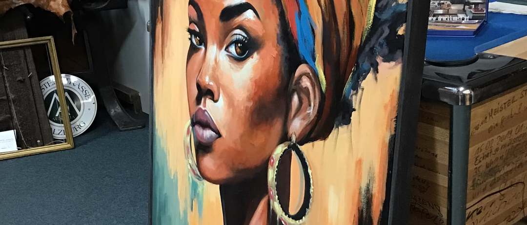Art, Painting, Photo Frame, Face, Head, Person, Modern Art