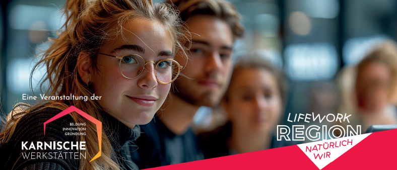 Ein Veranstaltungsposter mit einer Frau und einem Mann. Es steht: 'Engage, Connect, Speak, Join the Conversation.' Ein Sprachcafé auf Englisch am 18. Oktober, 10-11 Uhr. Unterstützt von Bund, Land und Europäischer Union.