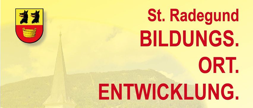 Plakat für die zweite Partizipationswerkstatt am 1. Oktober 2025 um 18:30 Uhr im Cursaal St. Radegund. Mit Rednern Roman Schmidt und Simon Reich.