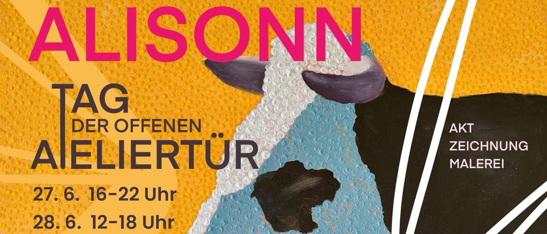 Tag der offenen Ateliertür am 27. Juni von 16 bis 22 Uhr. Wer nicht kommen kann, ist herzlich eingeladen am darauffolgenden Sonntag, den 28. Juni hereinzuschauen. Im Zeichenraum werden diesmal keine Landschaften, sondern Akte zu sehen sein.