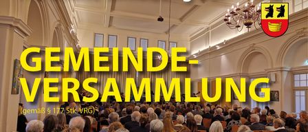 Poster for community meeting at Cursaal St. Radegund on Wednesday, June 17, 2026. Includes schedule for readings, discussions, and general community information.