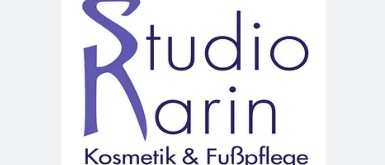 R Studio Arin logo featuring the text Kosmetik & Fußpflege in blue.