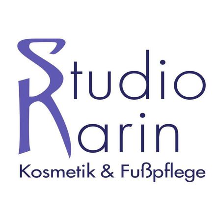 The logo for Studio Narin features a purple cursive 'R', followed by the words 'studio' in blue, and 'narin' below it. Below that, it says 'Kosmetik & Fußpflege', which translates to 'Cosmetics & Foot Care'.