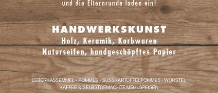 Plakat für Stockerau Workshops am 21. März 2026 von 13.00 bis 18.00 Uhr in der Theodor-Stefsky-Gasse 24-26. Workshops umfassen Holz, Keramik, Korbflechterei, Naturdrucke, handgeschöpftes Papier. Essen umfasst Leberkäse, Äpfel, Süßkartoffelpuffs, Wurst, Kaffee und selbstgemachte Mehlspeisen. Illustration von Hasen.
