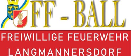 Poster for Langmannersdorf's volunteer fire department's event on Jan 10, 2026. It features a couple dancing with text about the event, start time, venue, music, and ticket price.