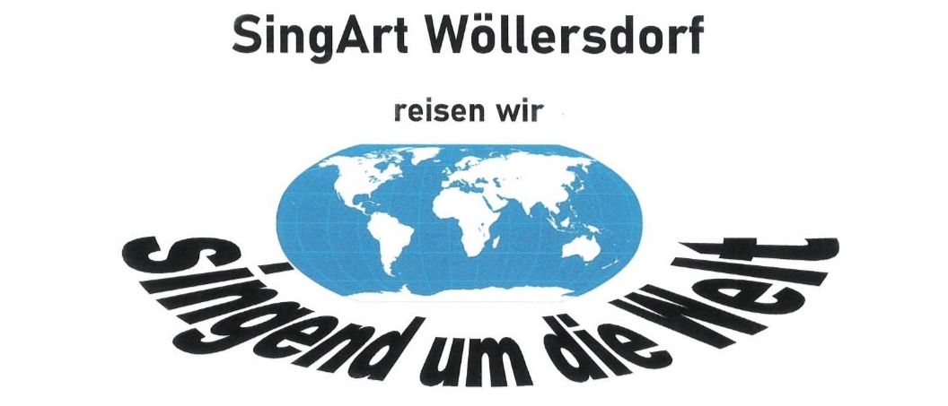 SingArt Wollersdorf reist am Sonntag, 14. Juni um 16 Uhr in die Welt in der Pfarrkirche Weikersdorf. Alexander Maschat dirigiert, Wolfgang Rosenthaler spielt Klavier. Eintritt frei, Spenden erwünscht.