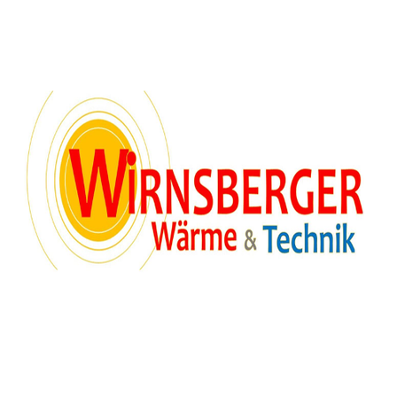 Das Wirnsberger-Logo, mit dem Firmennamen in Rot und 'Wärme & Technik' in Blau darunter, vor weißem Hintergrund.