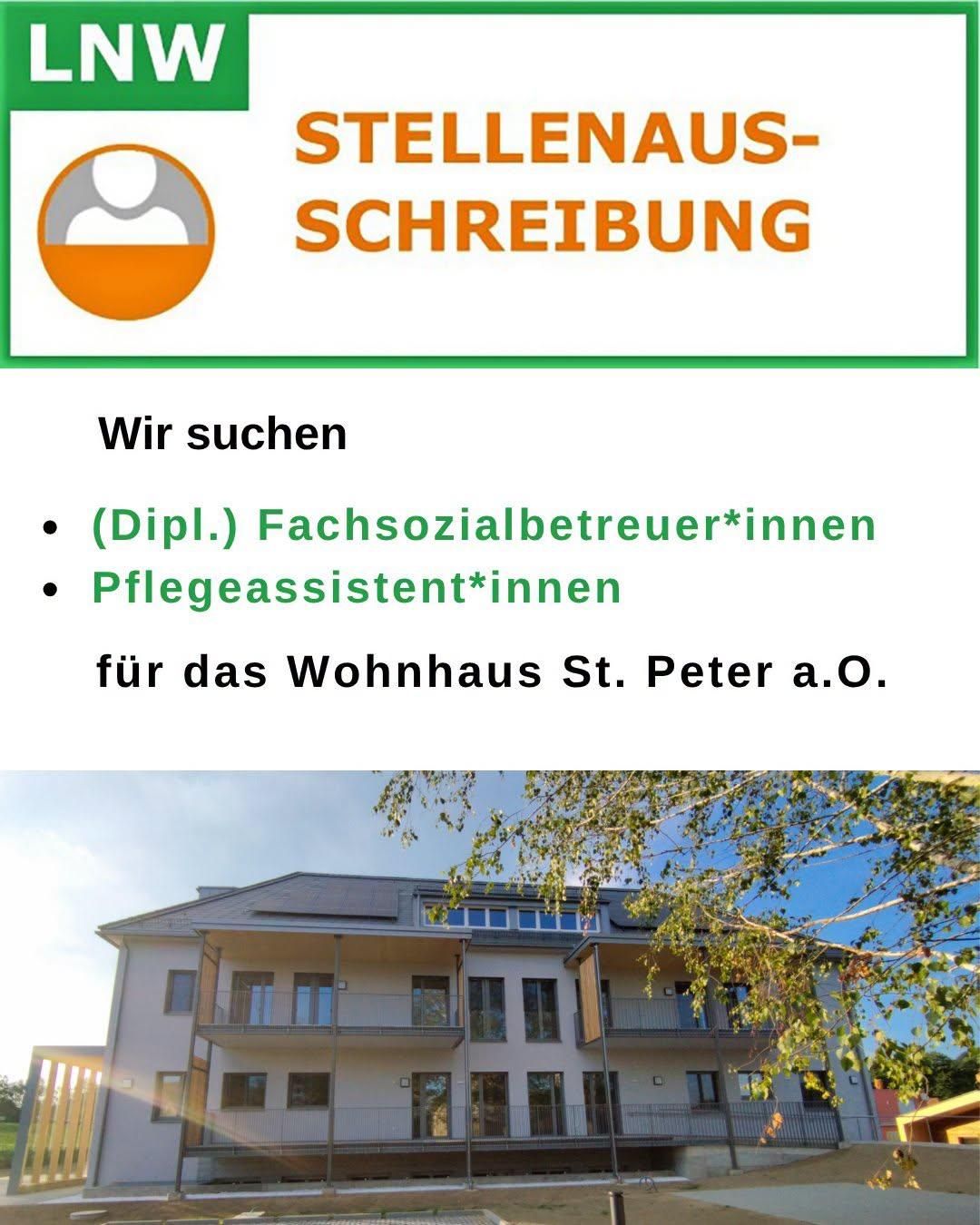 Stellenanzeige Fachsozialbetreuer
