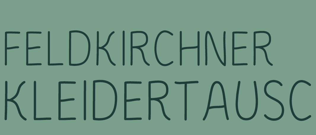 Das Bild zeigt die Worte 'LDKIRCHNER EIDERTAUS' in schwarzer, kursiver Schrift auf grünem Hintergrund.